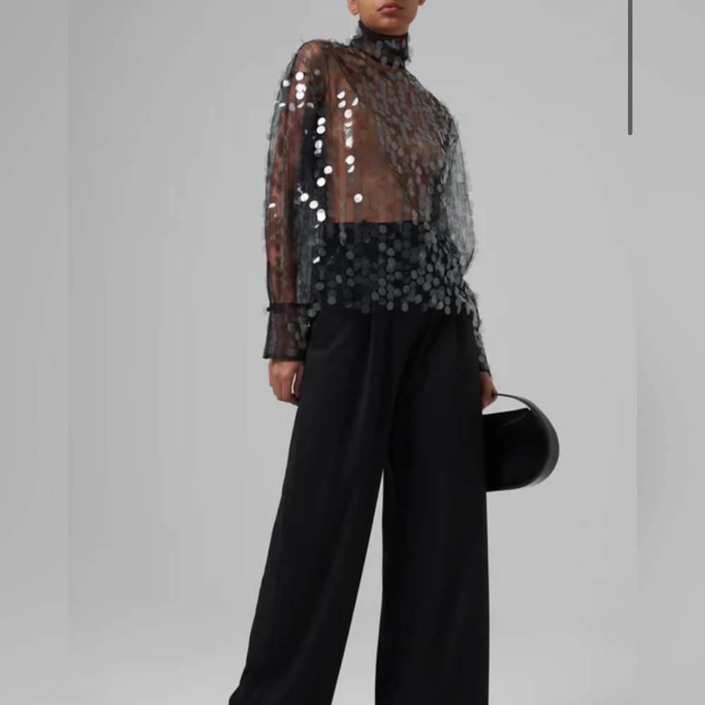 NWT 16Arlington Olall Paillettes Turtleneck Top - Picture 7 of 10
